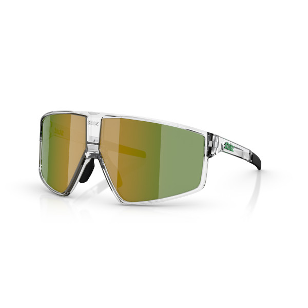 BLIZ P002 Small päikeseprillid | Transparent White - Green