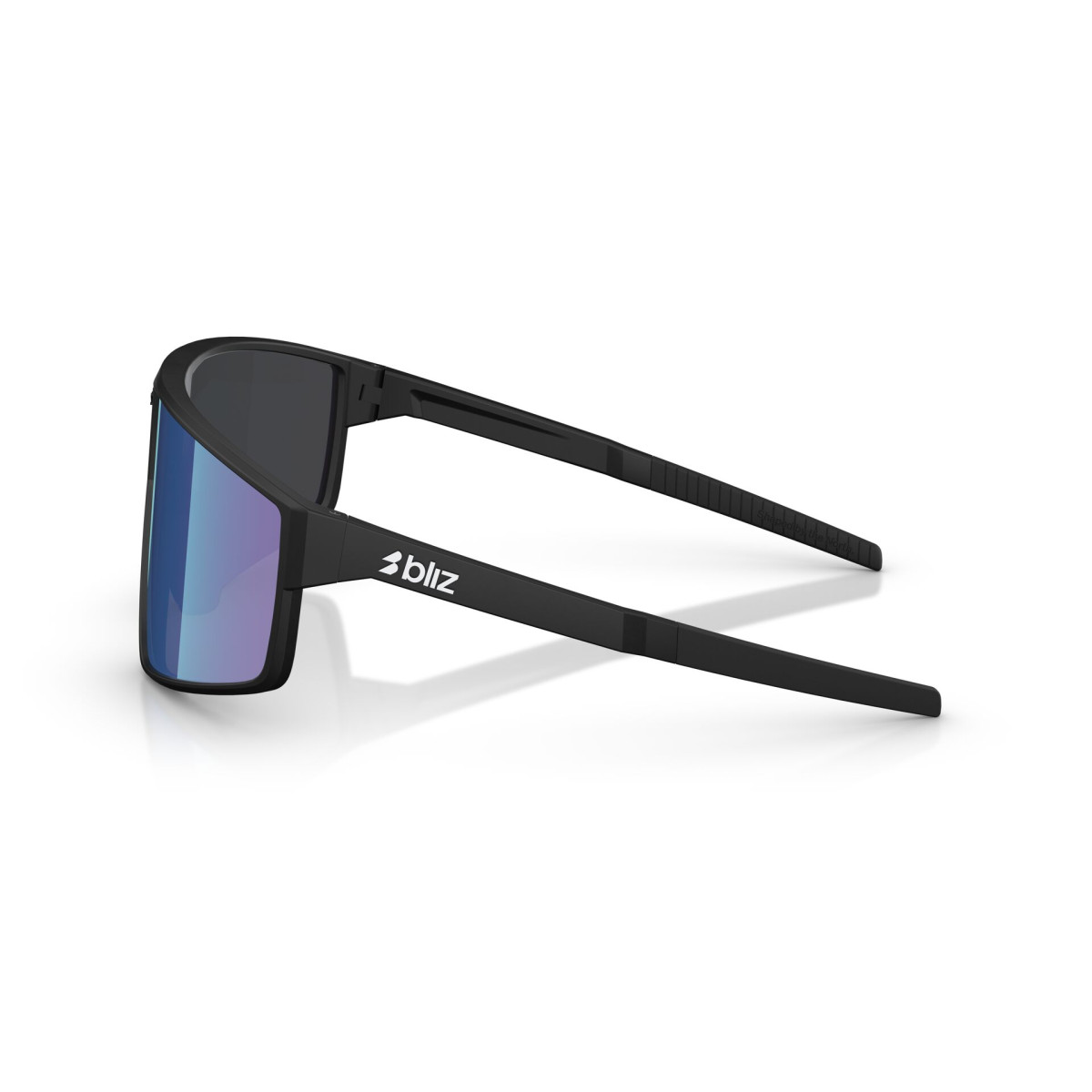 BLIZ P002 Small päikeseprillid | Matte Black - Smoke Blue Multicolour