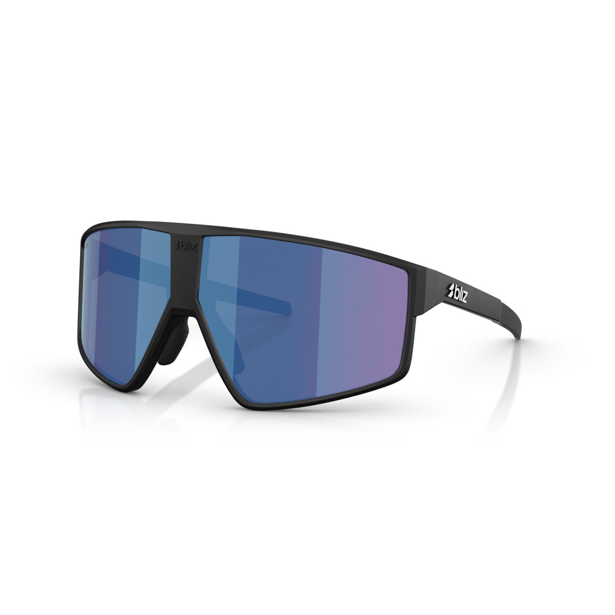 BLIZ P002 Small päikeseprillid | Matte Black - Smoke Blue Multicolour