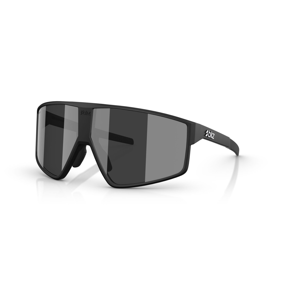 BLIZ P002 Small saulesbrilles | Matte Black - Smoke Silver Multicolour
