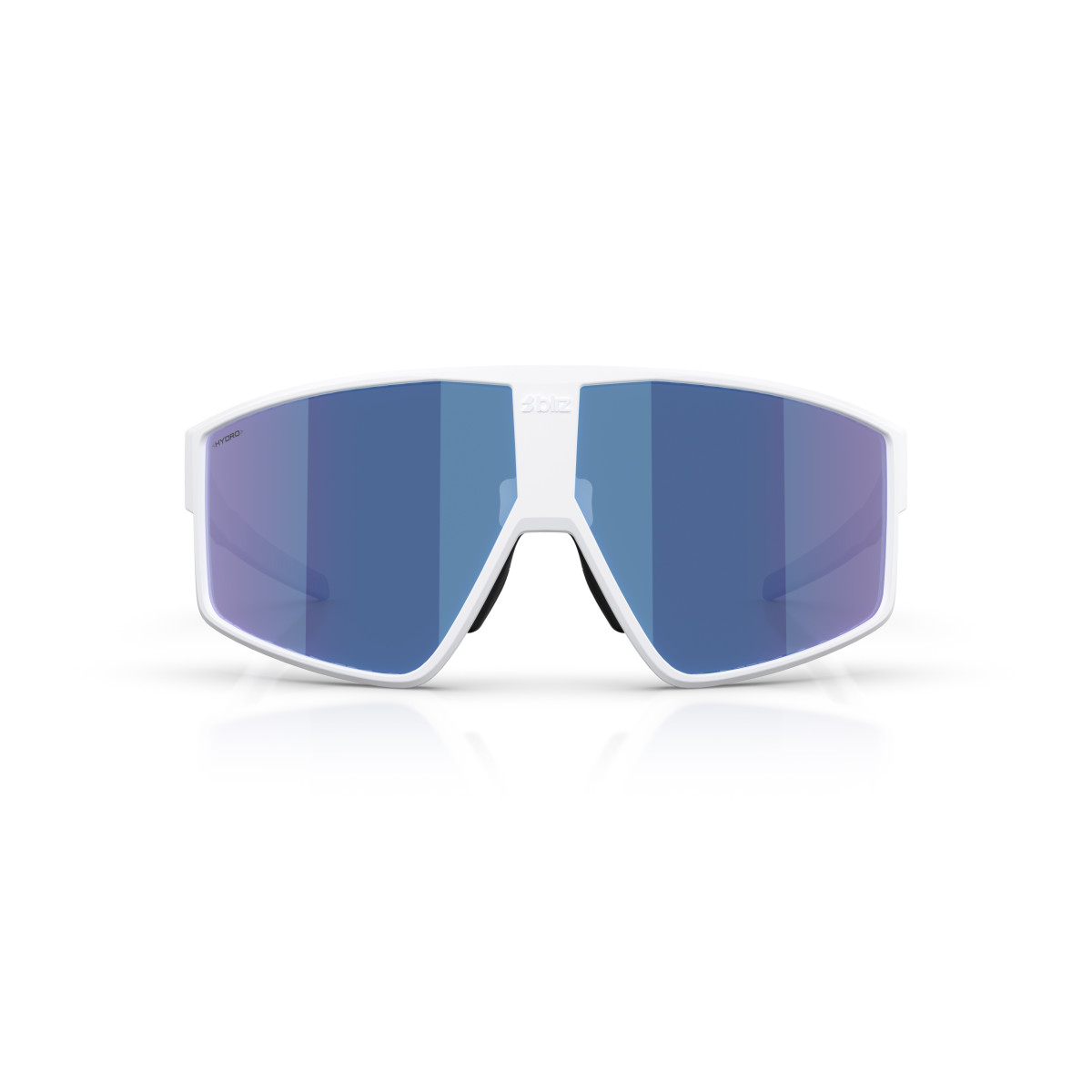 BLIZ P002 Small saulesbrilles | Matte White - Smoke Blue Multicolour