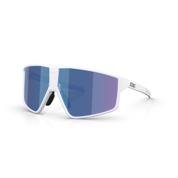 BLIZ P002 Small päikeseprillid | Matte White - Smoke Blue Multicolour