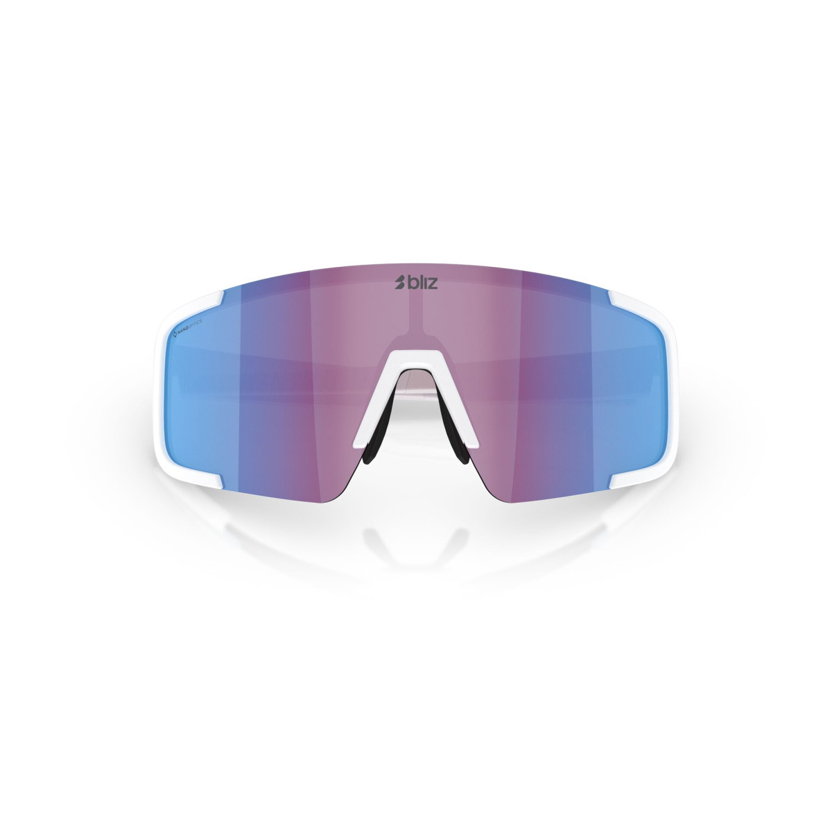 BLIZ P003 päikeseprillid | Nano Optics - Nordic Light | Matte White - Rose Violet Mirror Blue