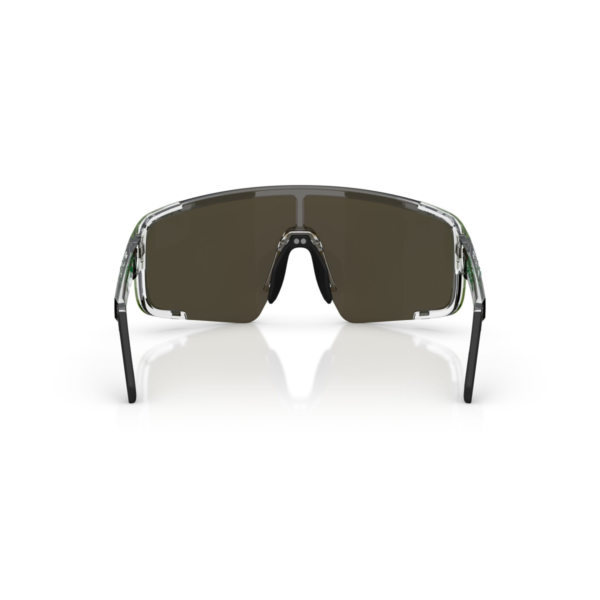 BLIZ P003 päikeseprillid | Transparent White - Green