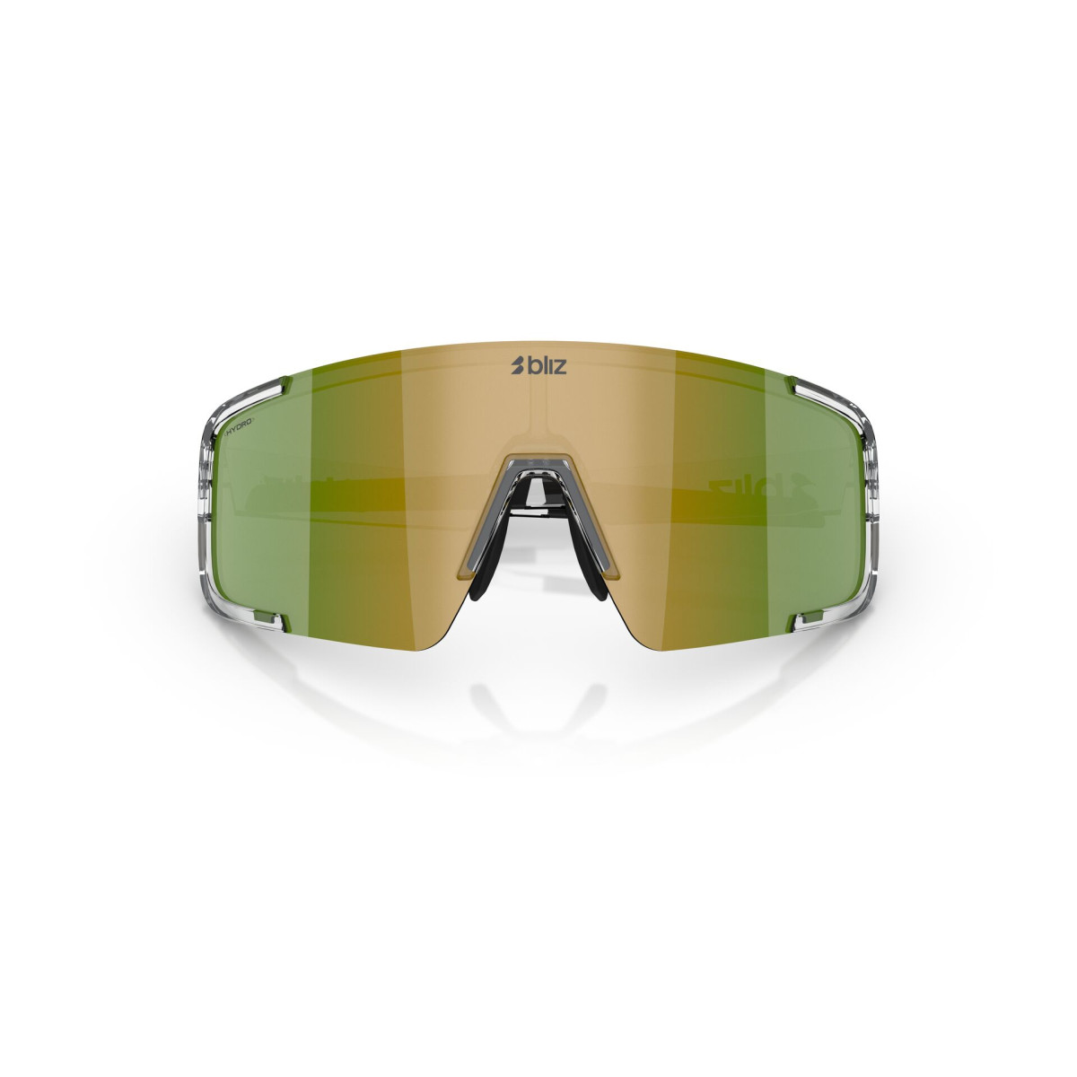BLIZ P003 päikeseprillid | Transparent White - Green