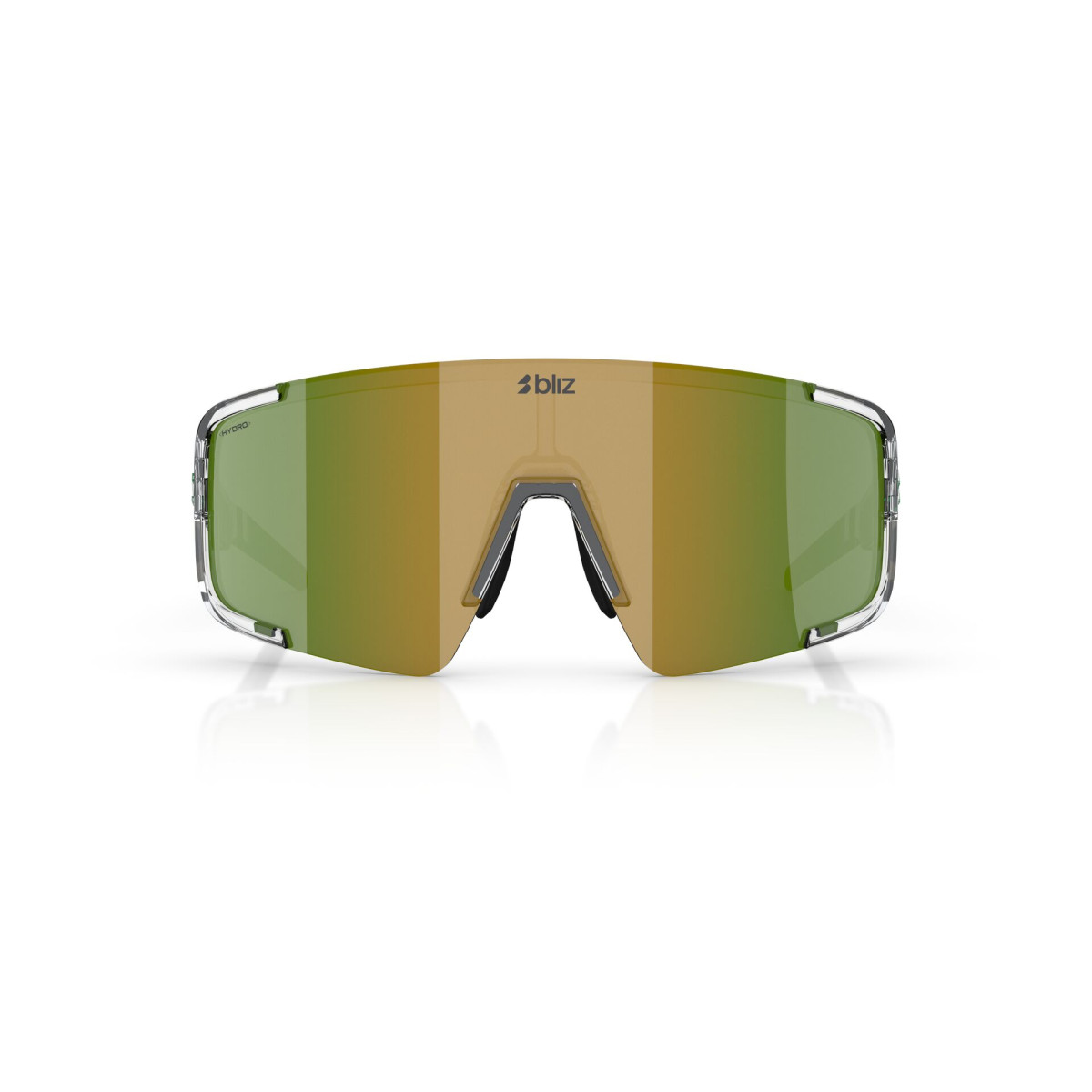 BLIZ P003 päikeseprillid | Transparent White - Green