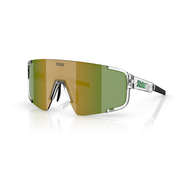 BLIZ P003 Small päikeseprillid | Transparent White - Green