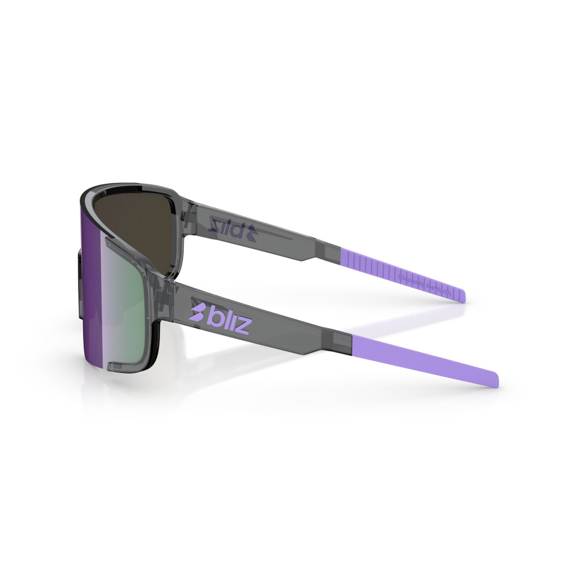 BLIZ P003 Small Sunglasses | Crystal Black - Purple