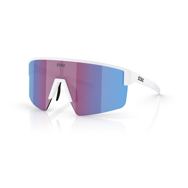 BLIZ P004 päikeseprillid | Nano Optics - Nordic Light | Matte White - Rose Violet Mirror Blue