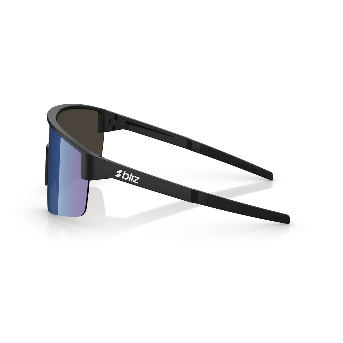 BLIZ P004 päikeseprillid | Matte Black - Blue
