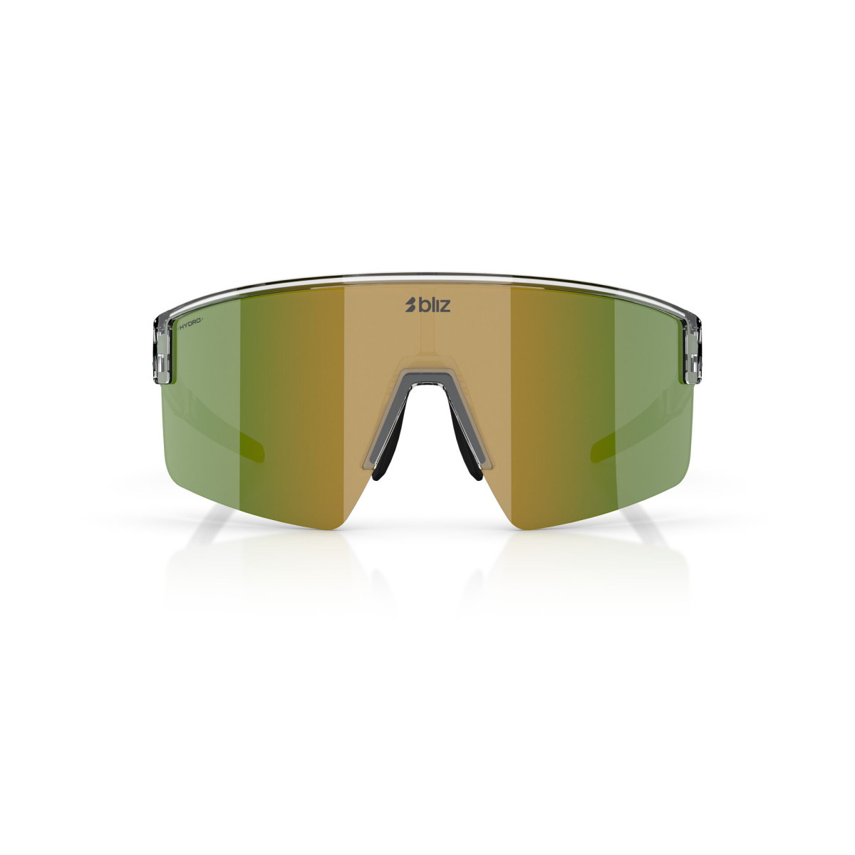 BLIZ P004 päikeseprillid | Transparent White - Green