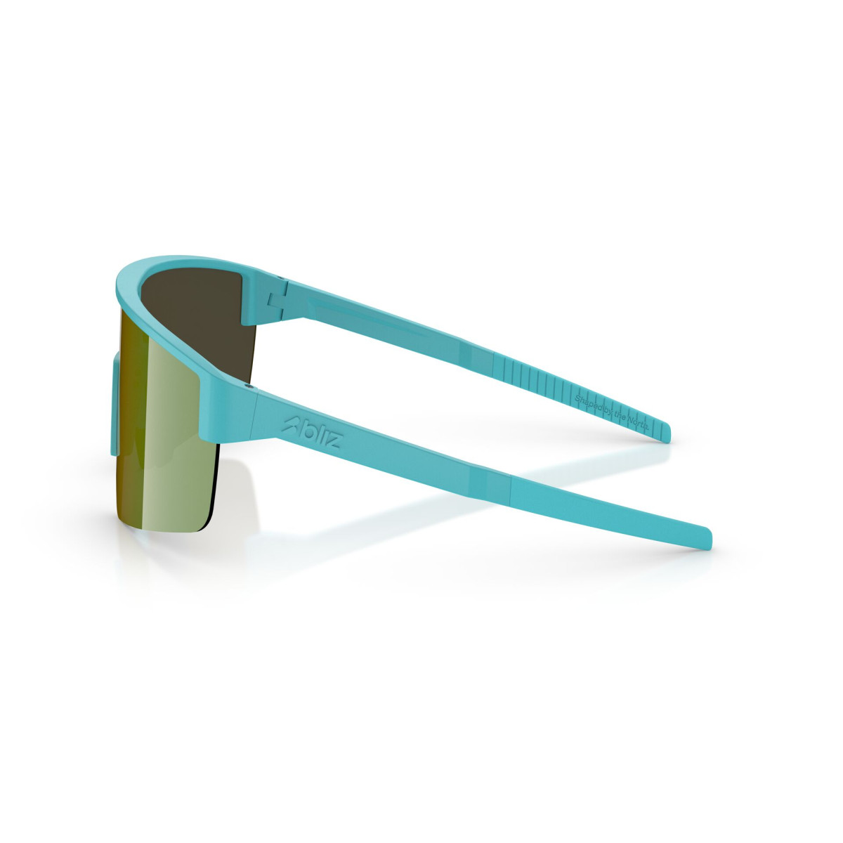BLIZ P004 Small saulesbrilles | Matte Turquoise - Green