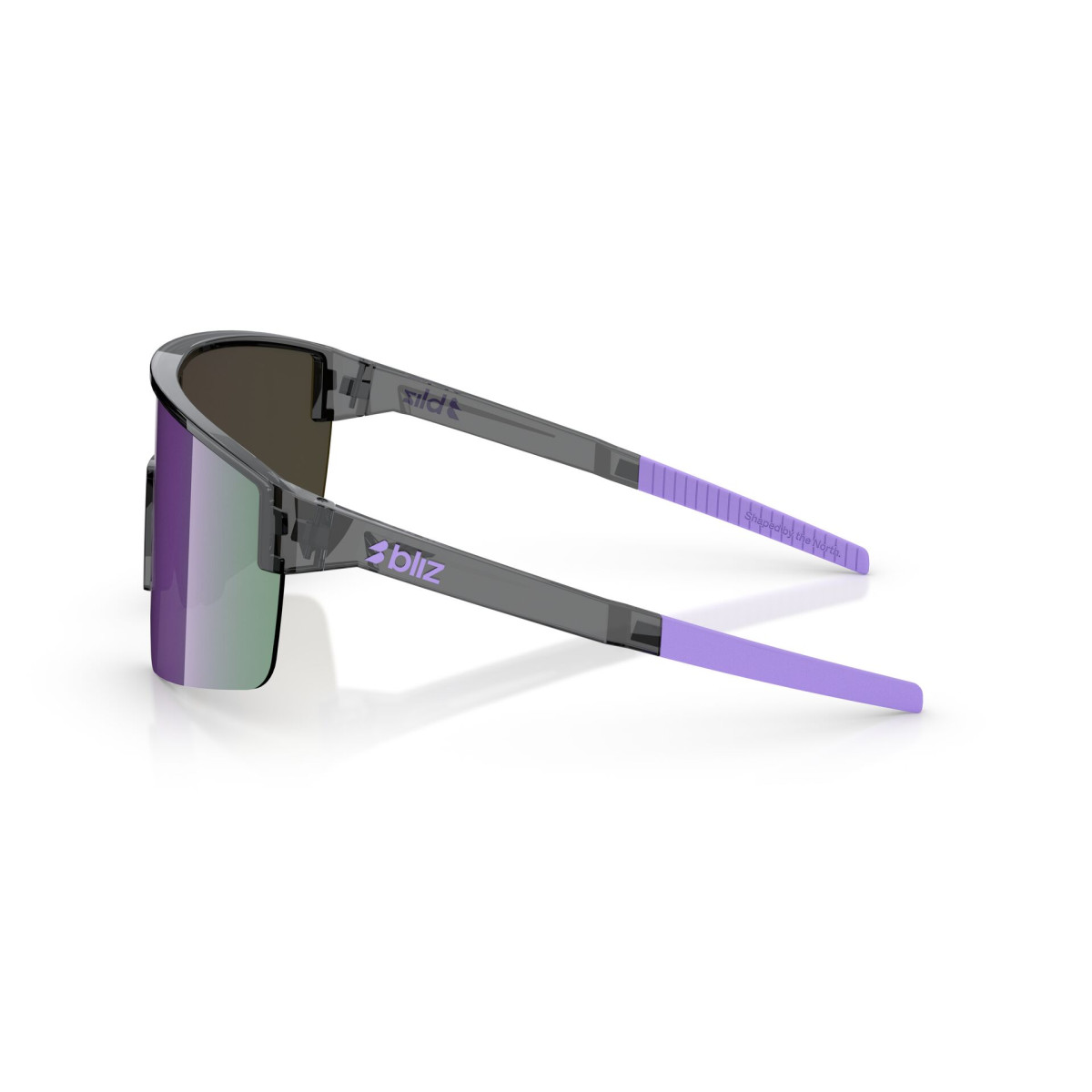 BLIZ P004 Small päikeseprillid | Crystal Black - Purple