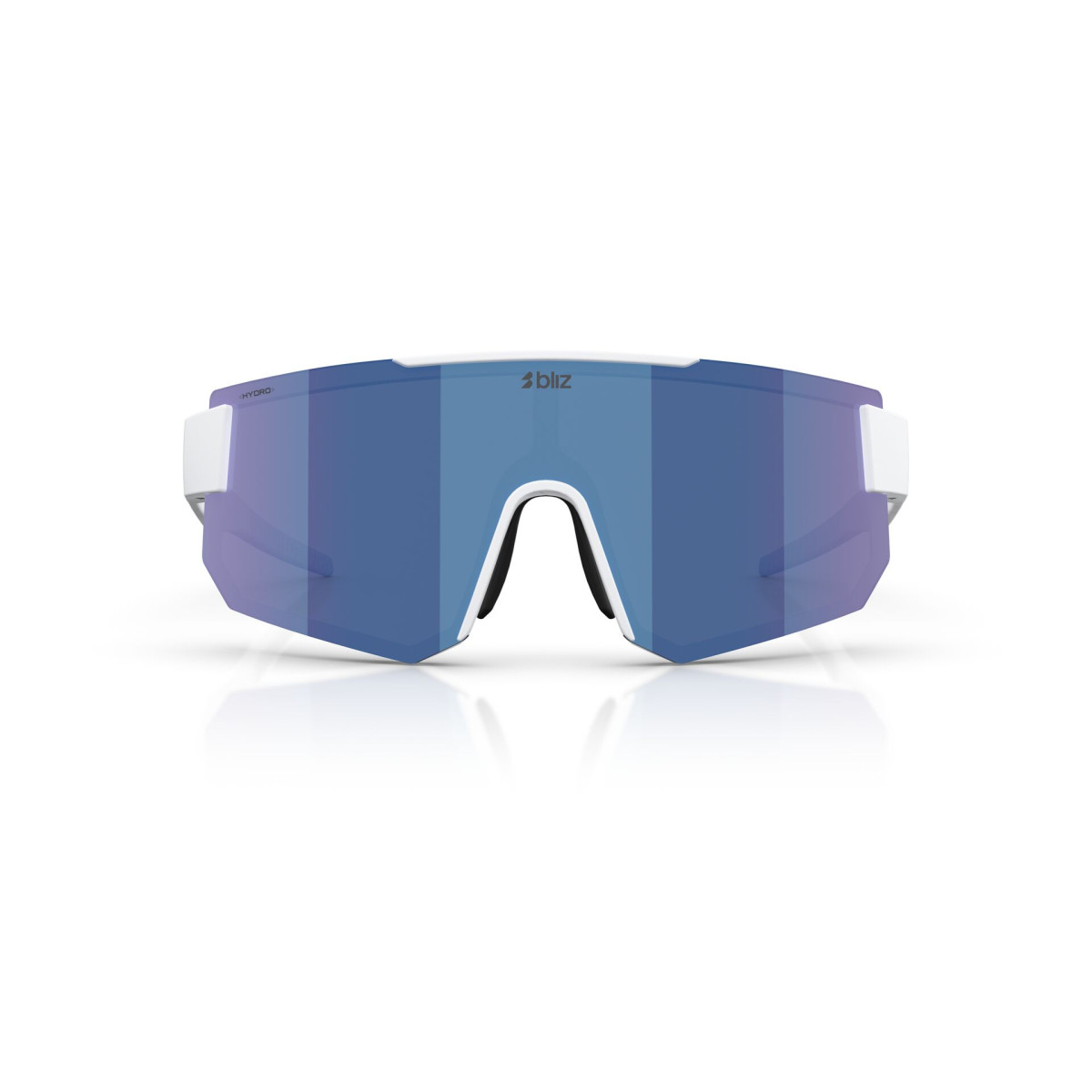 BLIZ P005 saulesbrilles | Matte White - Smoke Blue Multicolour