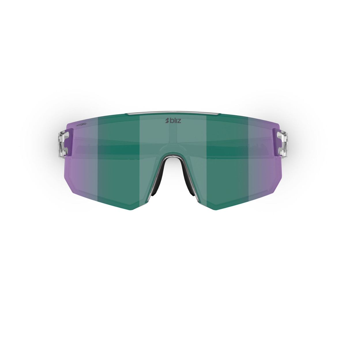 BLIZ P005 saulesbrilles | Crystal Black - Green Multicolour