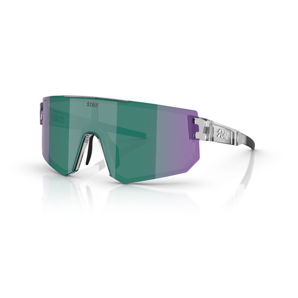 BLIZ P005 Small päikeseprillid | Crystal Black - Green Multicolour