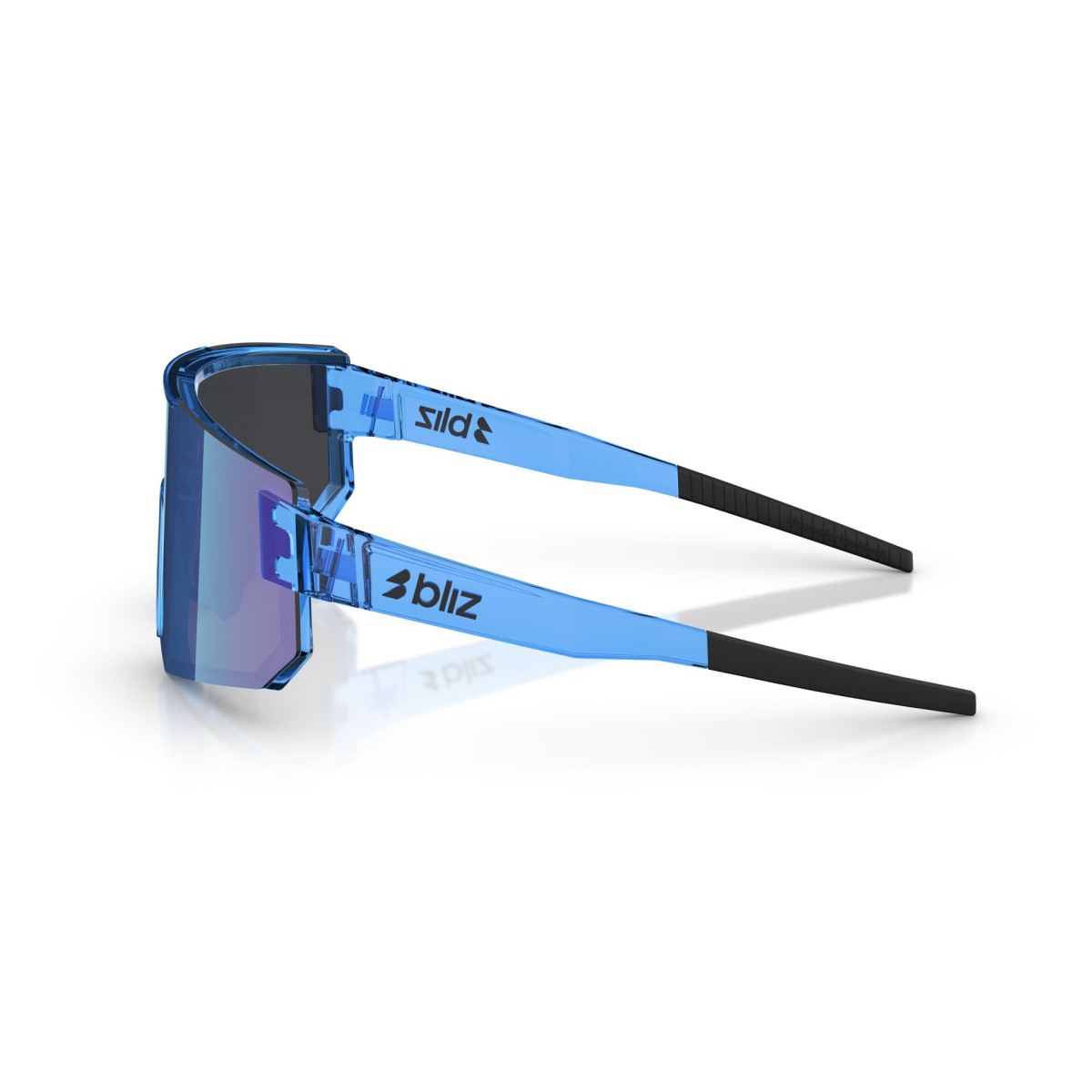 BLIZ P005 Small päikeseprillid | Transparent Blue - Smoke Blue Multicolour