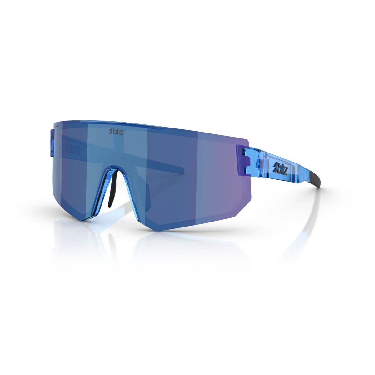 BLIZ P005 Small päikeseprillid | Transparent Blue - Smoke Blue Multicolour
