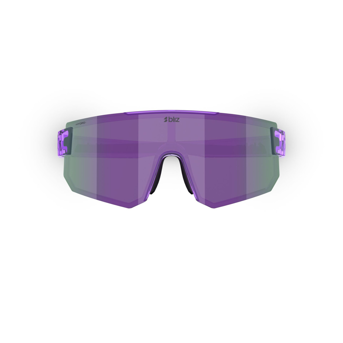 BLIZ P005 päikeseprillid | Transparent Purple - Smoke Purple Mirror