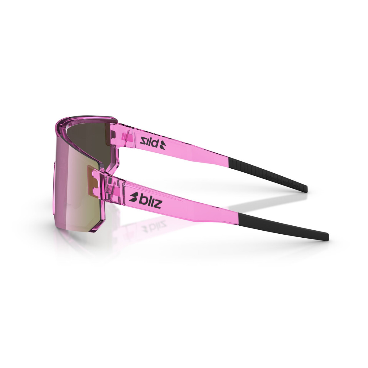 BLIZ P005 saulesbrilles | Transparent Pink - Brown Rose Multicolour