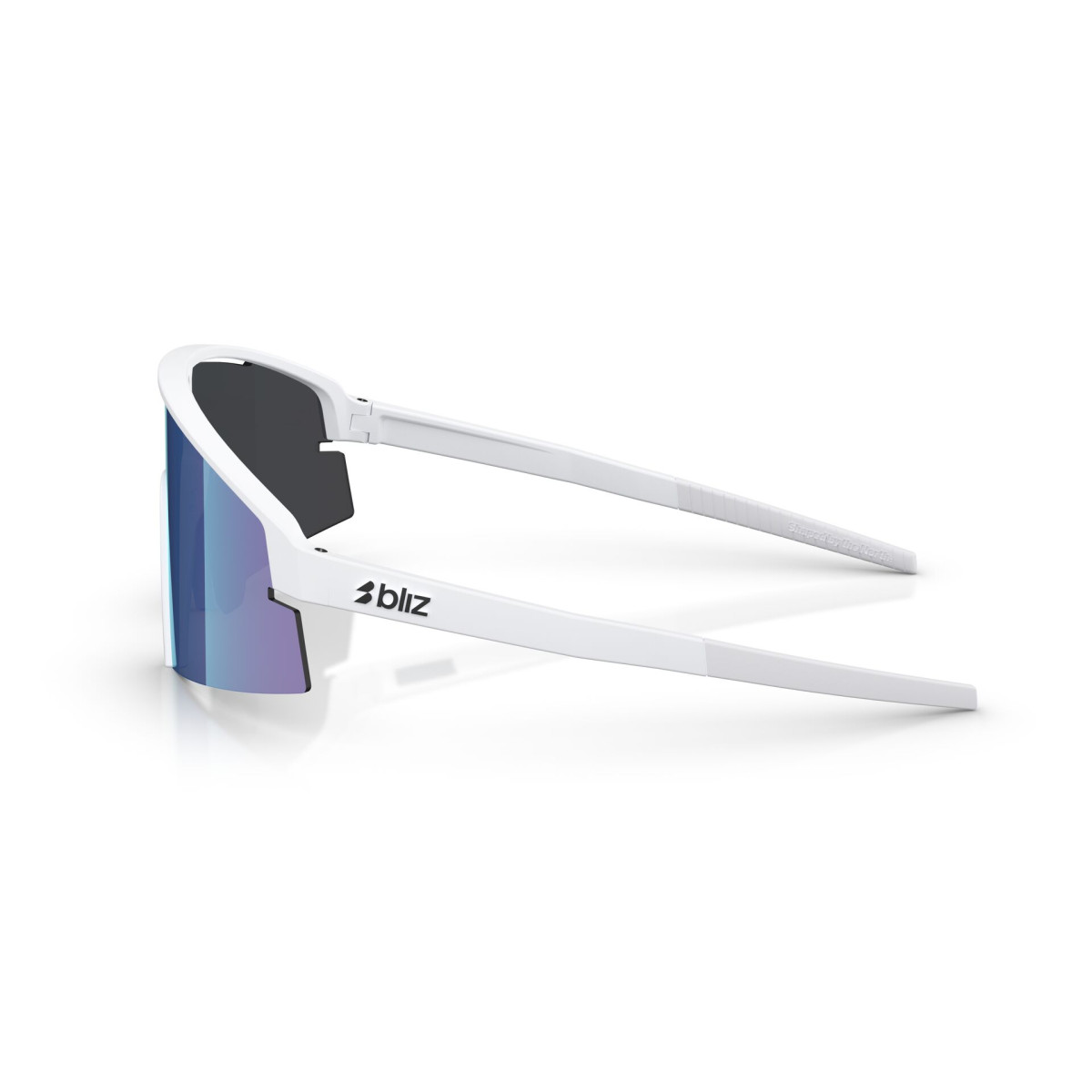 BLIZ P006 päikeseprillid | Matte White - Smoke Blue Multicolour