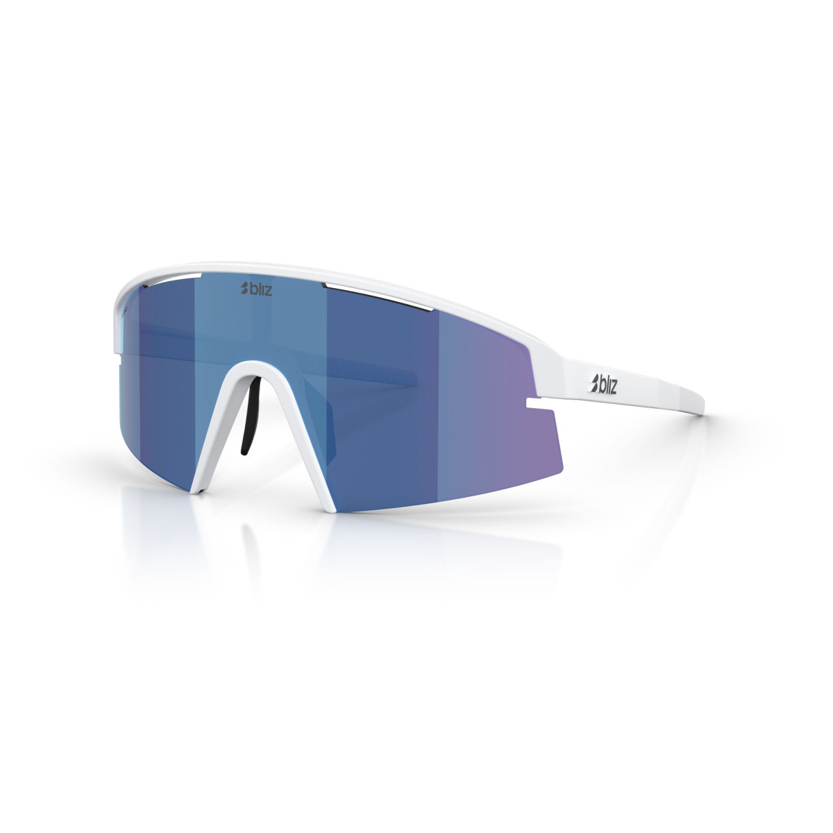BLIZ P006 päikeseprillid | Matte White - Smoke Blue Multicolour