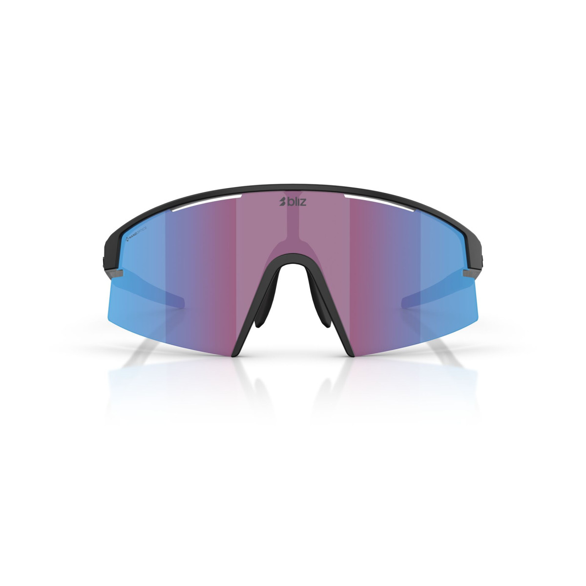 BLIZ P006 Small päikeseprillid | Nano Optics | Matte Black - Violet Blue Multicolour