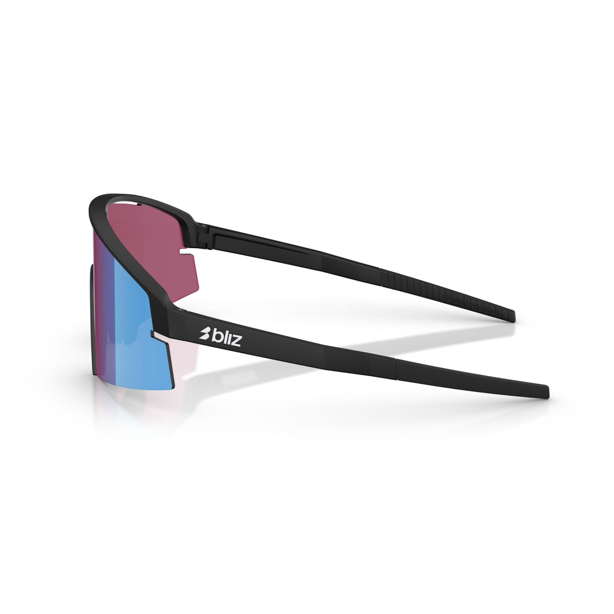 BLIZ P006 Small päikeseprillid | Nano Optics | Matte Black - Violet Blue Multicolour