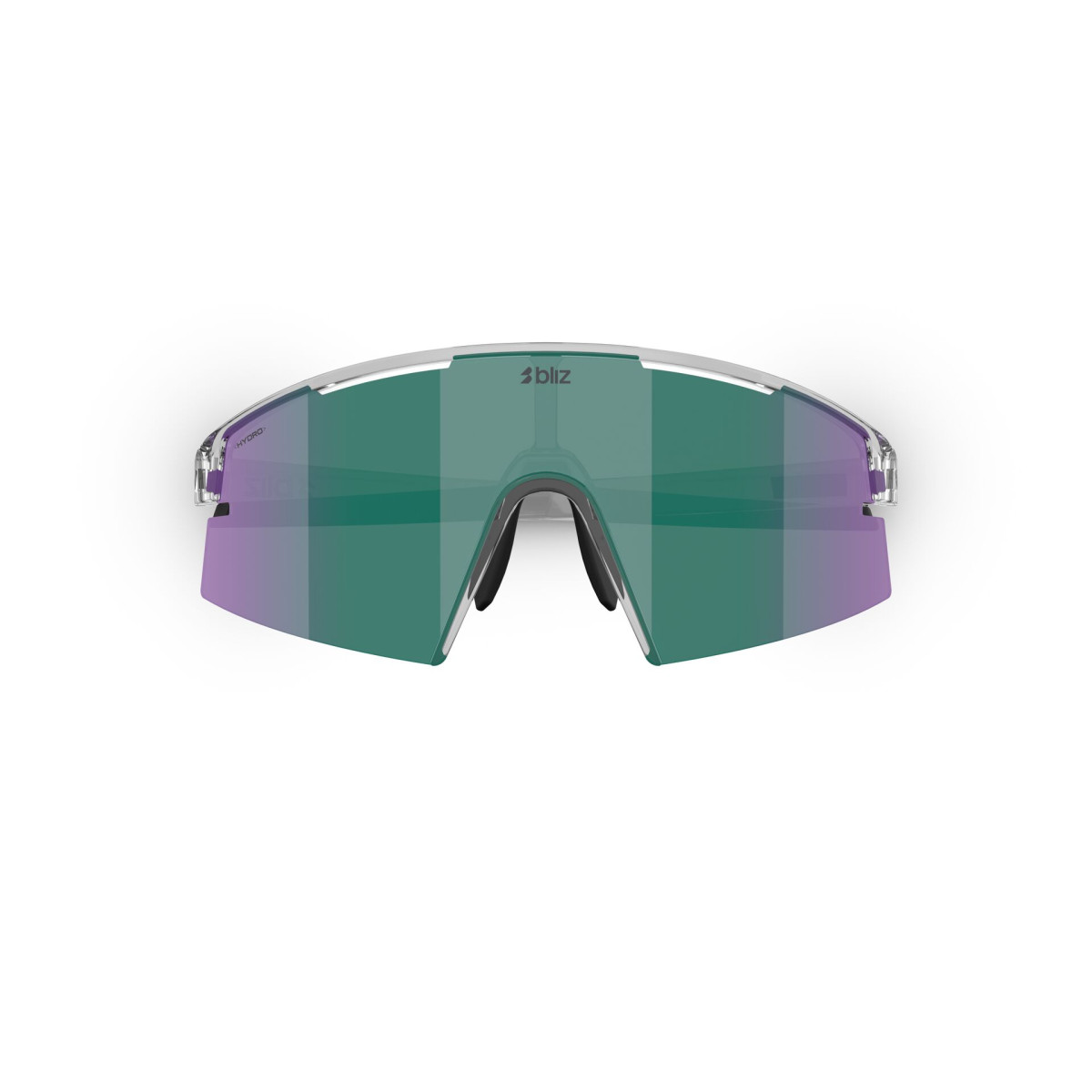 BLIZ P006 Small päikeseprillid | Crystal Black - Green Multicolour