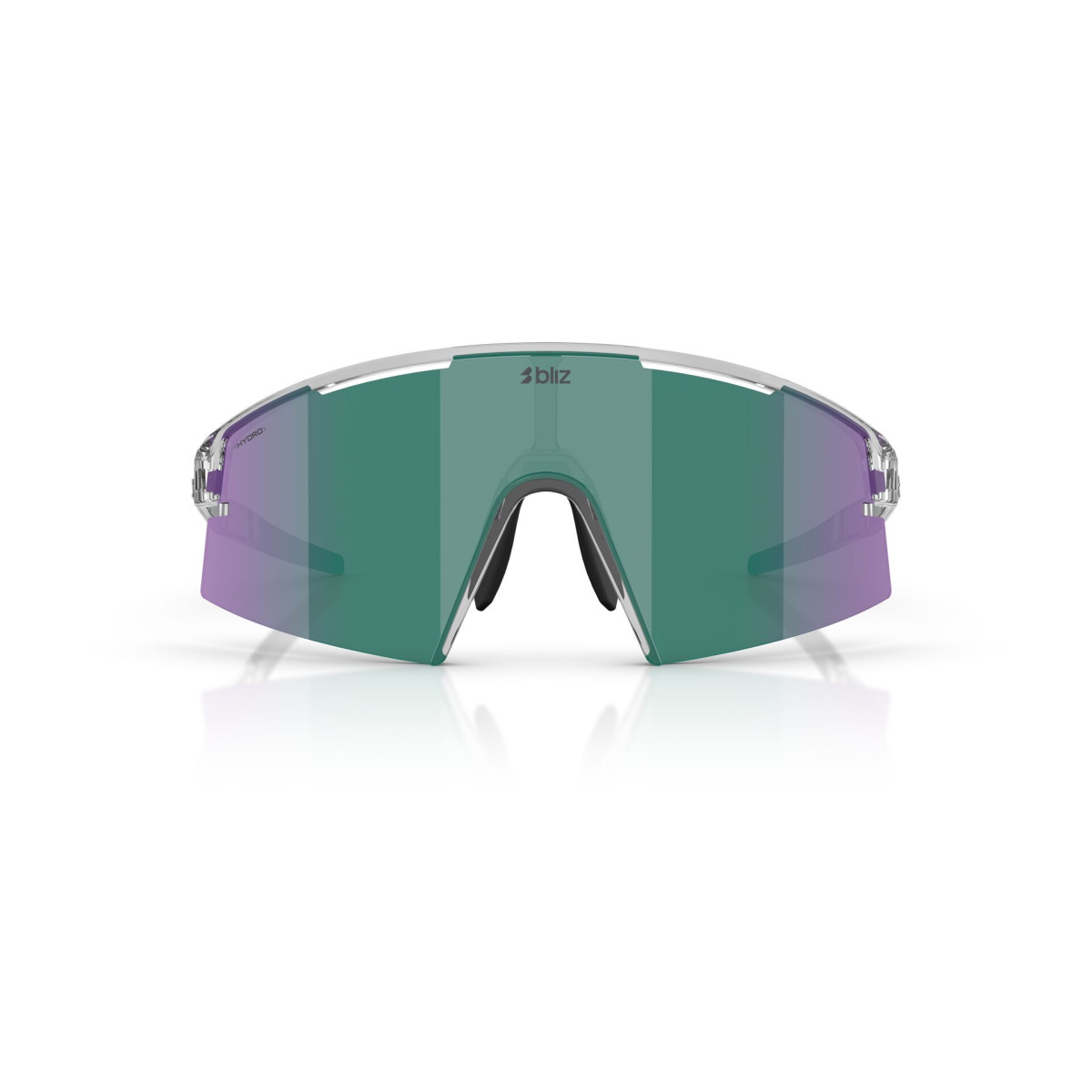 BLIZ P006 Small päikeseprillid | Crystal Black - Green Multicolour