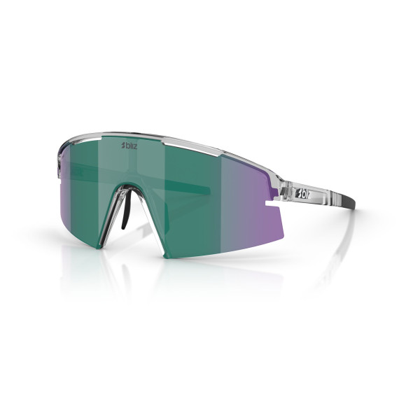BLIZ P006 Small päikeseprillid | Crystal Black - Green Multicolour