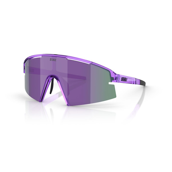 BLIZ P006 päikeseprillid | Transparent Purple - Smoke Purple Mirror