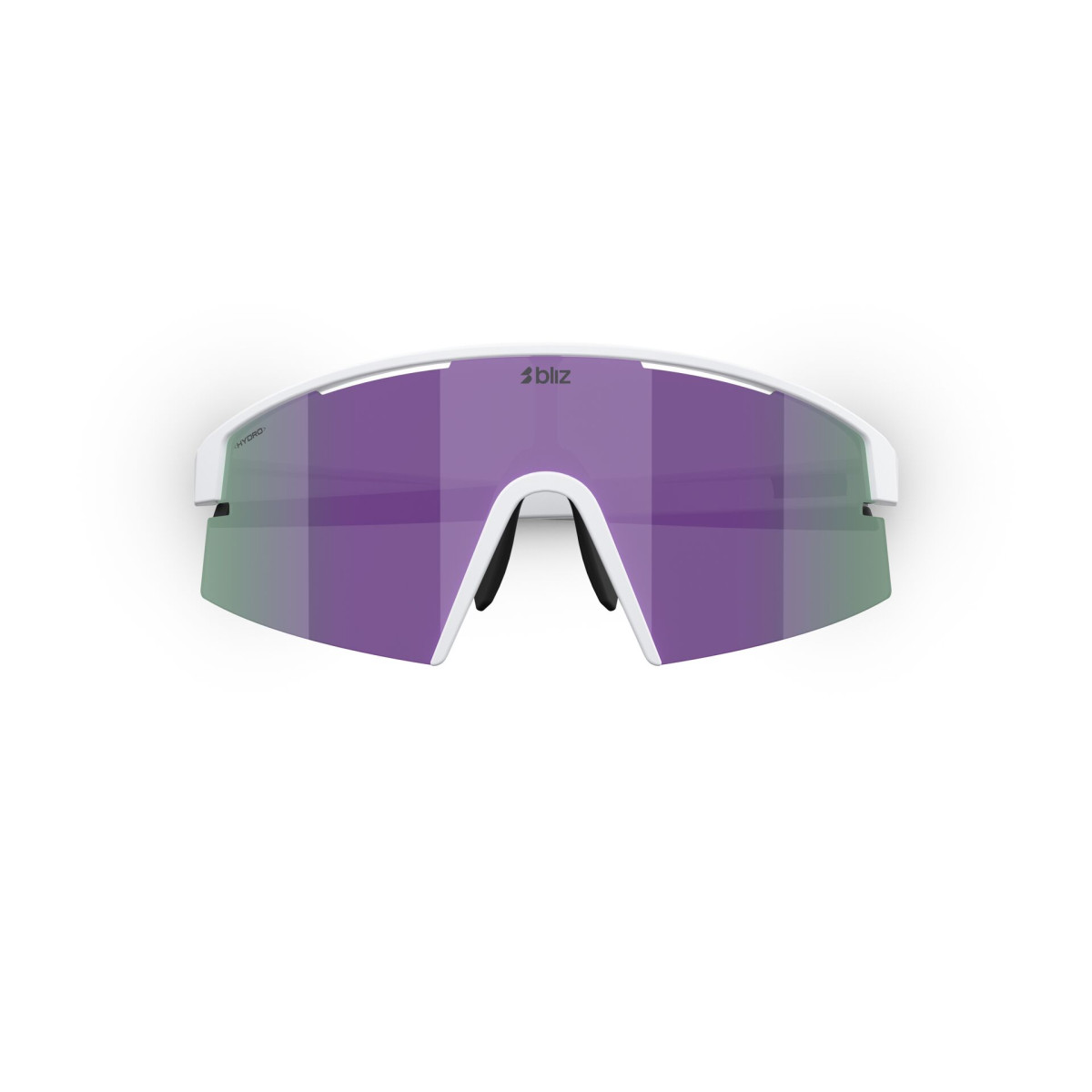 BLIZ P006 Small päikeseprillid | Matte White - Smoke Purple Mirror