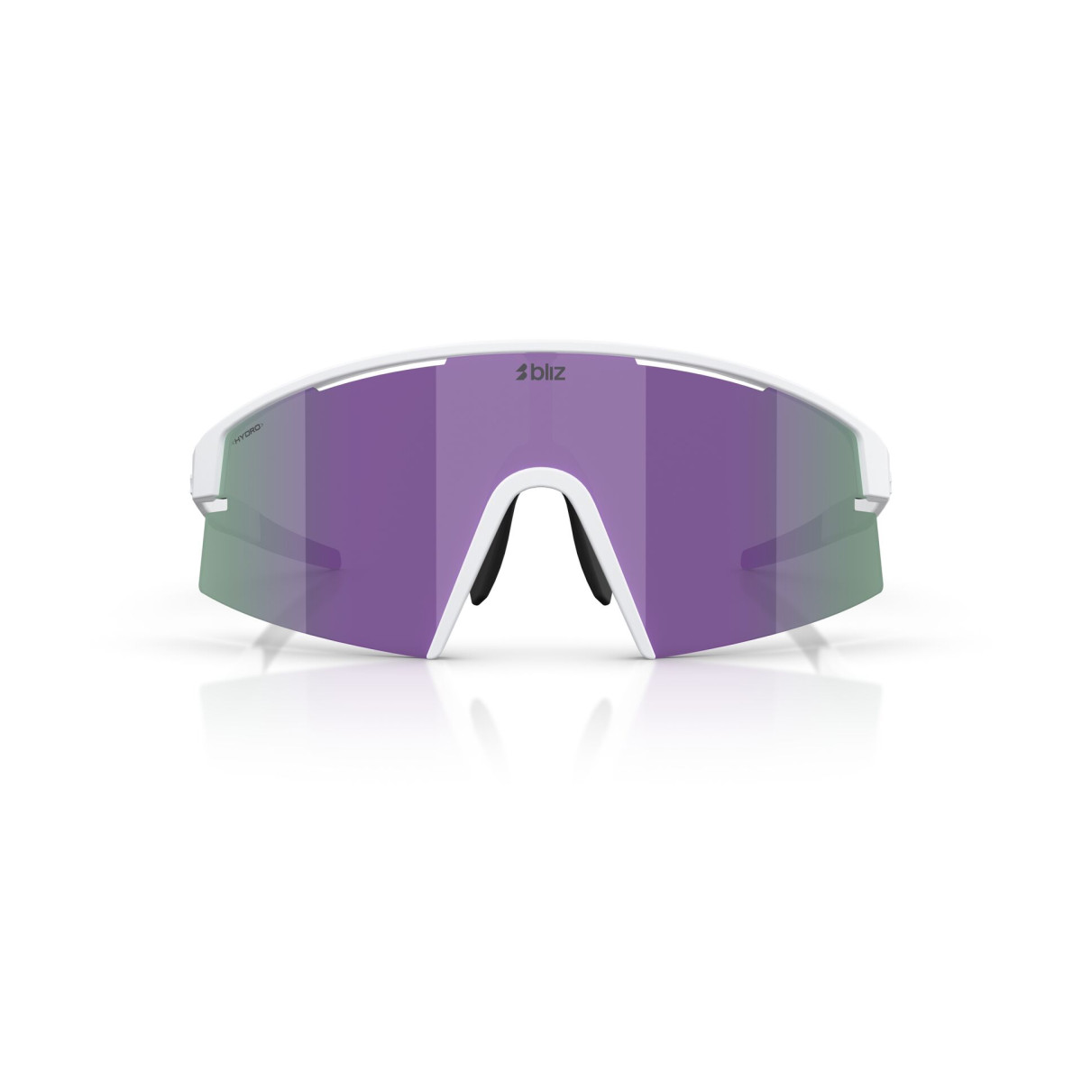 BLIZ P006 Small päikeseprillid | Matte White - Smoke Purple Mirror