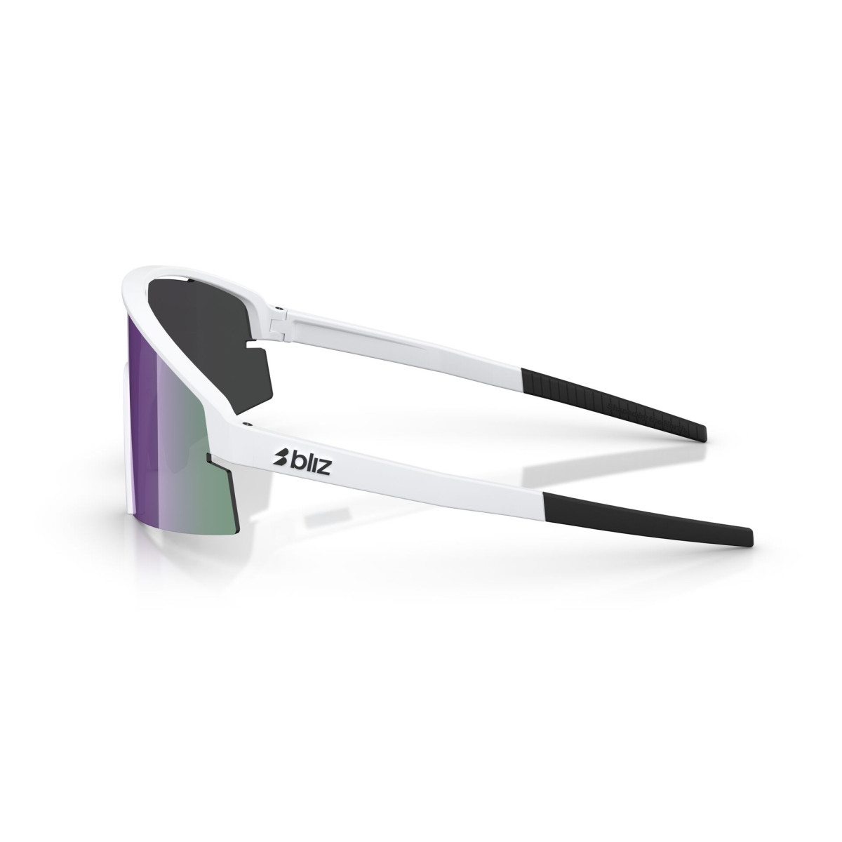 BLIZ P006 Small päikeseprillid | Matte White - Smoke Purple Mirror