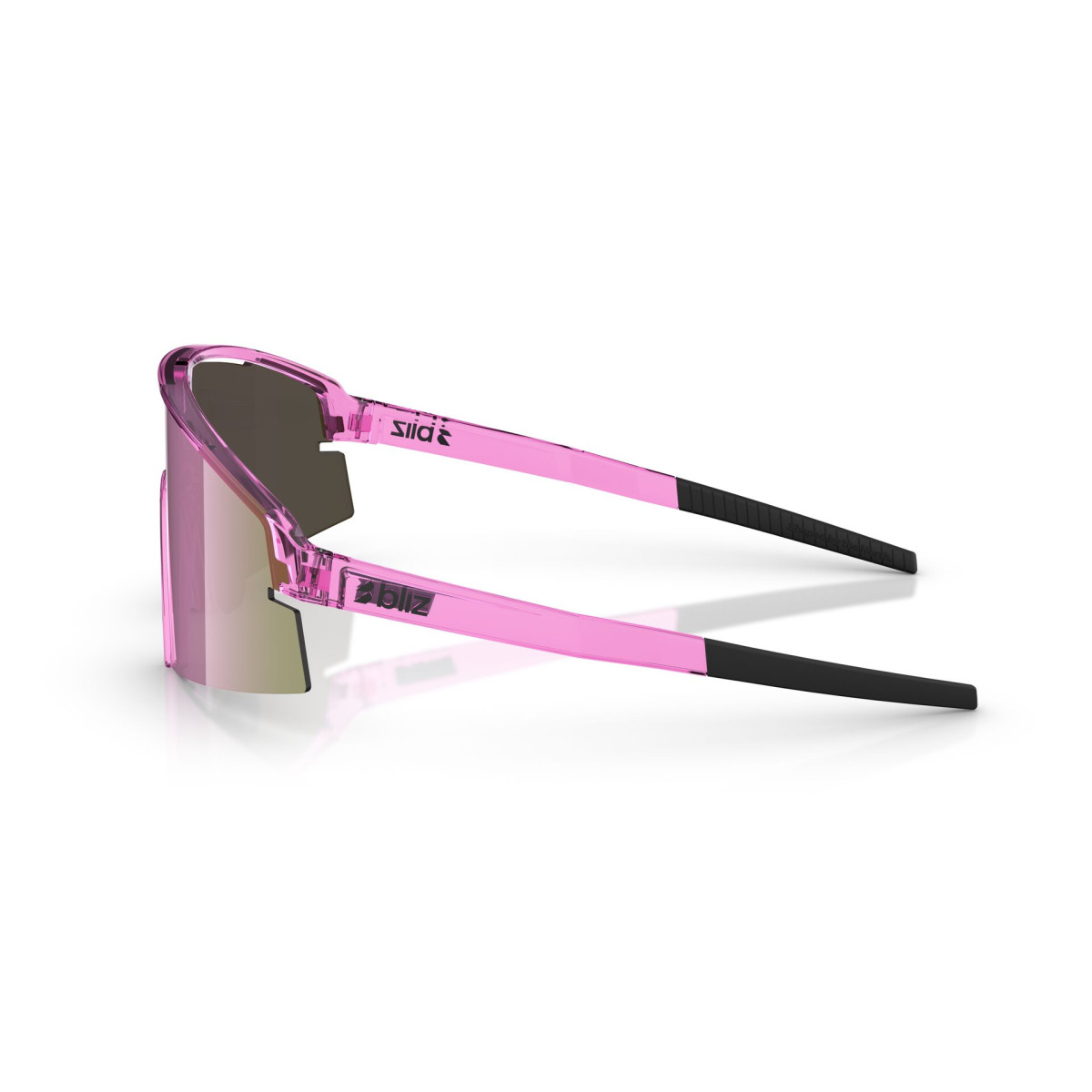 BLIZ P006 Small päikeseprillid | Transparent Pink - Brown Rose Multicolour
