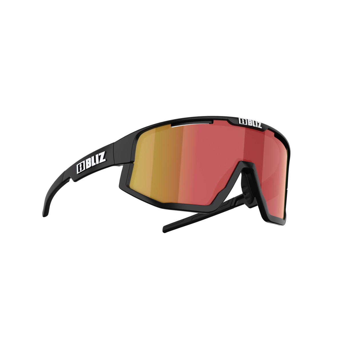 BLIZ Vision Sunglasses | Black - Brown Red