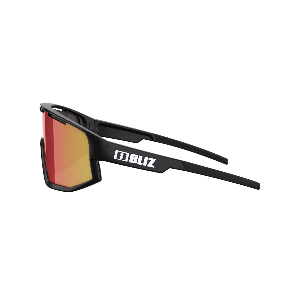 BLIZ Vision Sunglasses | Black - Brown Red