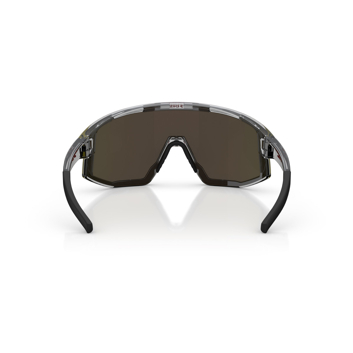 BLIZ Vision saulesbrilles | Transparent Dark Grey - Red