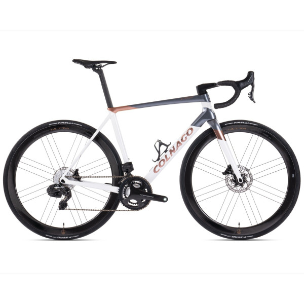 Colnago C68 maanteeratas | Campagnolo Super Record Wireless | Campagnolo Bora ULTRA WTO 45 DB | Hall - kuldne - valge Colnago C68 maanteeratas | Campagnolo Super Record Wireless | Campagnolo Bora ULTRA WTO 45 DB | Hall - kuldne - valge