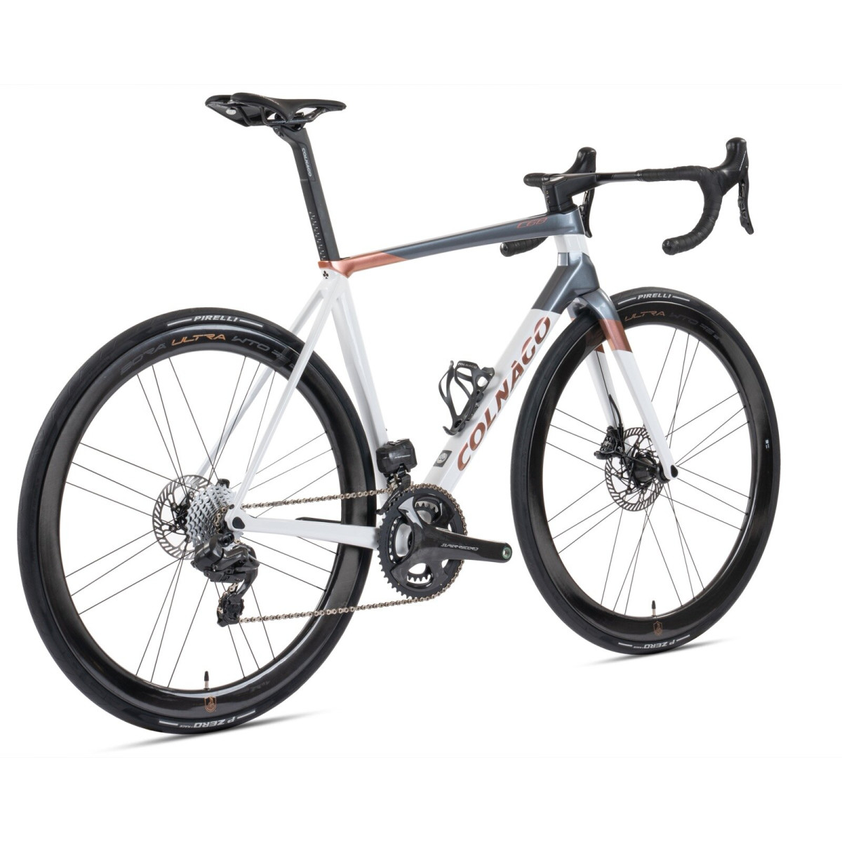 Colnago C68 maanteeratas | Sram RED eTap AXS | Fulcrum Racing 600 DB | Hall - kuldne - valge