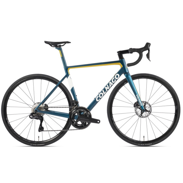Colnago V3 maanteeratas | Shimano Ultegra R8170 Di2 | Petrooleum - kollane