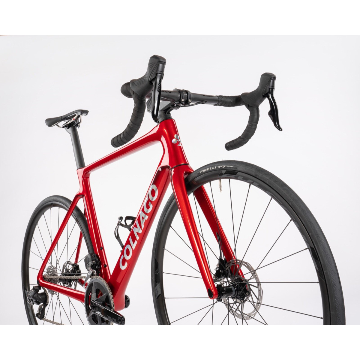 Colnago V4 maanteeratas | Shimano 105 R7170 Di2 Disc | Fulcrum Racing 600 DB | punane