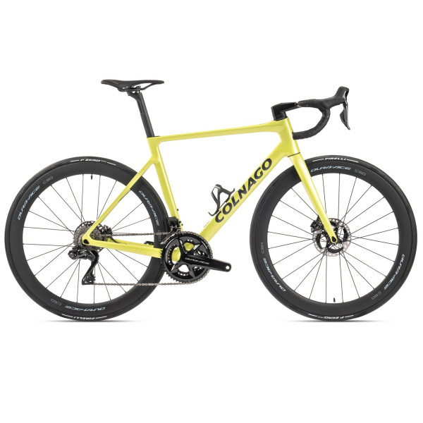 Colnago V4Rs maanteeratas | Sram RED eTap AXS Disc | Fulcrum Racing 600 DB | Roheline - Must