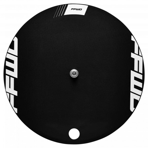 Fast Forward DISC-T Tubular Track karbonas priekšējais ritenis | Black - White