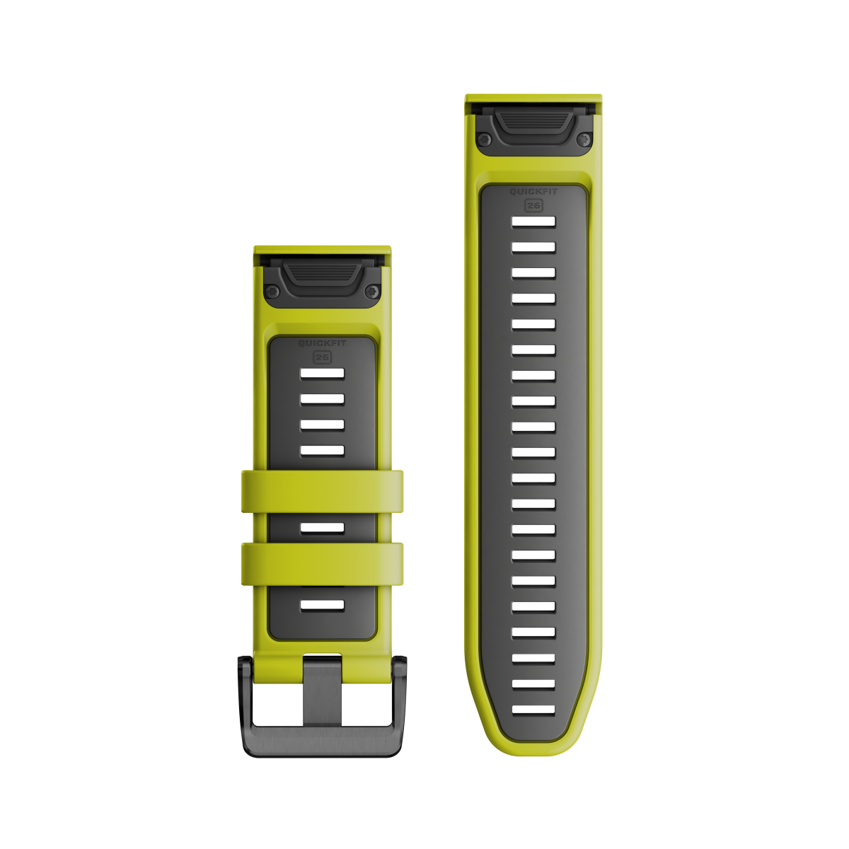 Garmin QuickFit® 26 Silikoonist kellarihm | Lime - grafiit