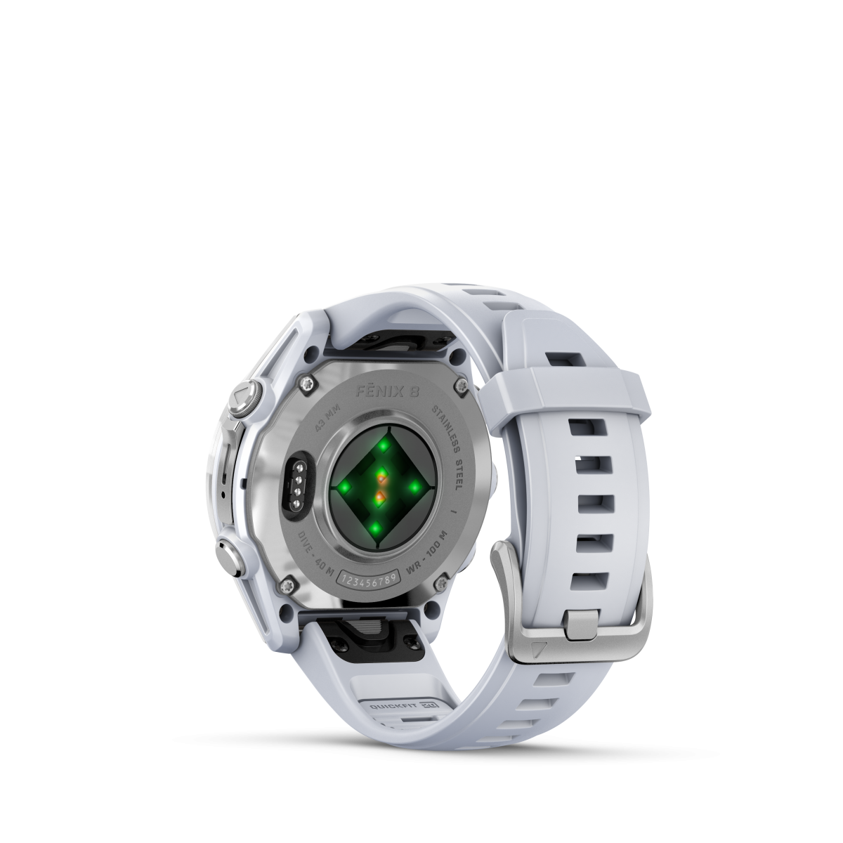 Garmin fēnix® 8 Amoled nutikell | 43 mm | Hõbedane - Whitestone