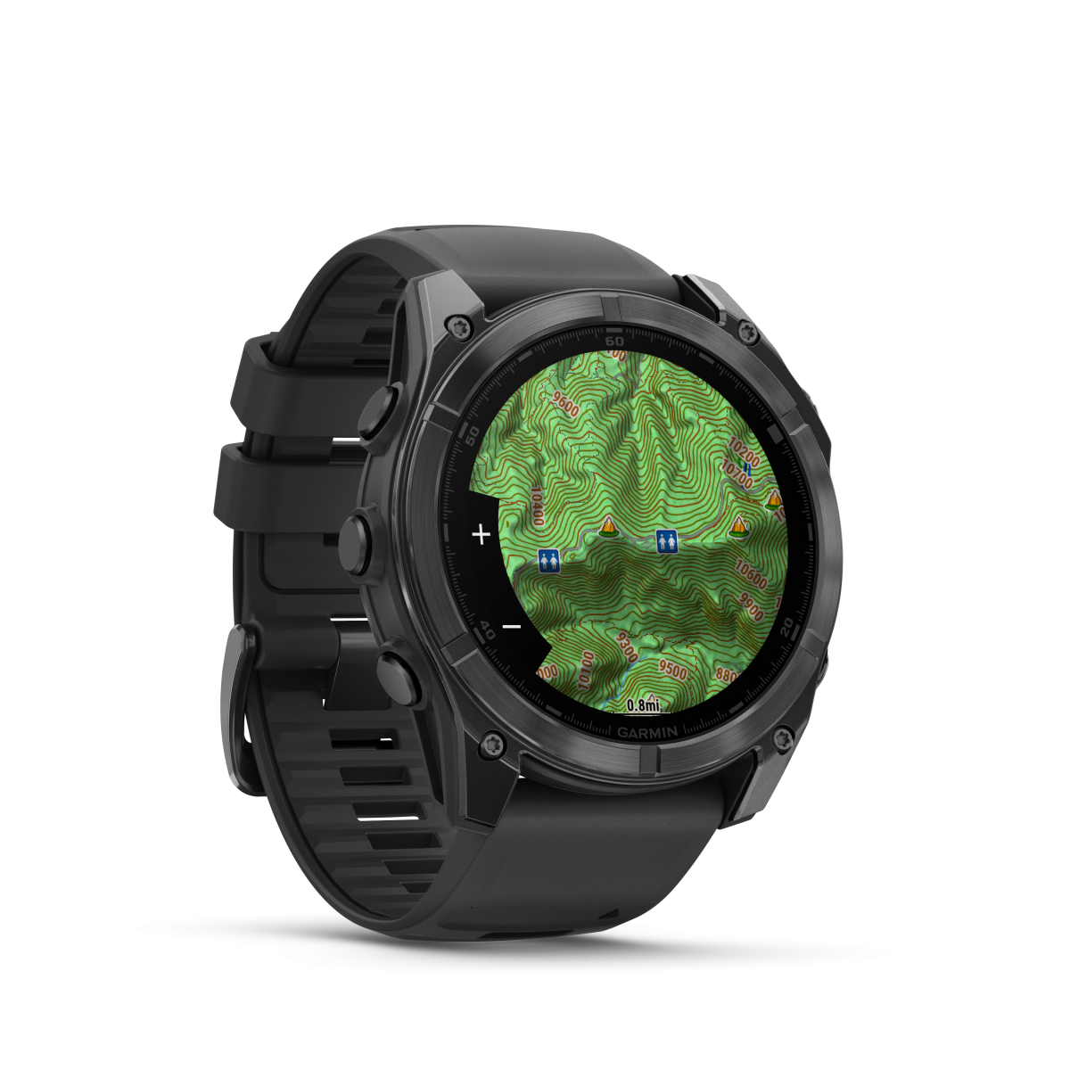 Garmin fēnix® 8 Amoled nutikell | 51 mm | Slate Gray - Must