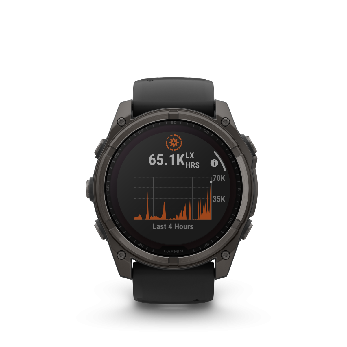 Garmin fēnix® 8 Solar Titanium - Safīra viedpulkstenis | 51 mm | Oglekļa pelēks - melns