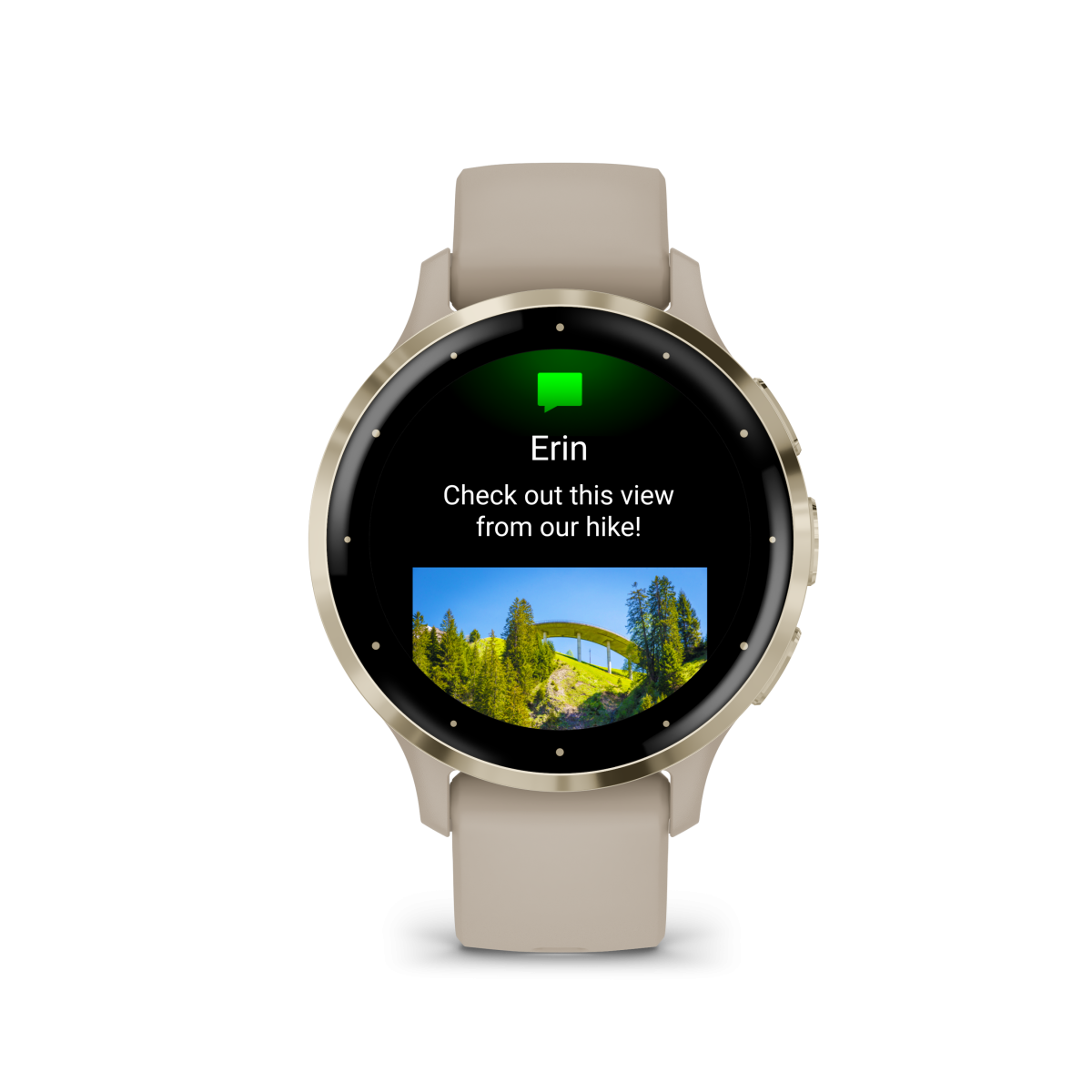 Garmin Venu® 3S viedpulkstenis | 41 mm | Franču pelēks